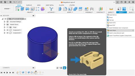 stl to fusion 360